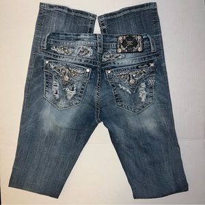 Miss Me embellished boot cut jean Style No. JE8466SBZ size 28 (western, boho)